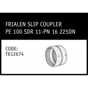 Marley Frialen Slip Coupler PE100 SDR 11-PN 16 225DN - T612674